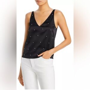 GENERATION LOVE Elise Satin Pearl Tank Top Size XS